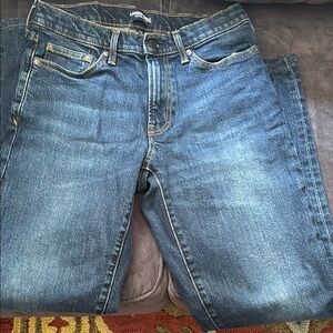 Teen boys Lands' End Blue Straight Jeans Classic Style $20